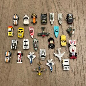 Assortment of 27 ‘micro-machines’ kids’ toys 1980s